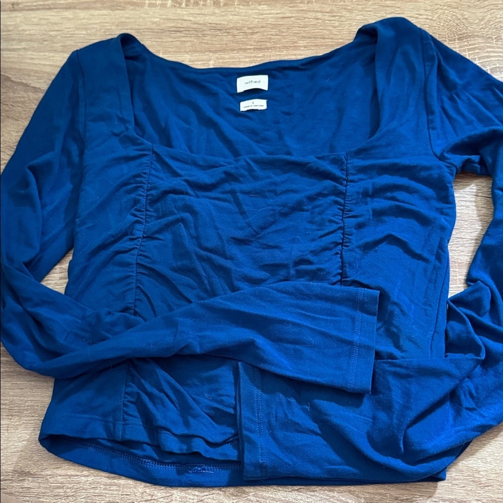 Aritzia Wilfred Lydia Long Sleeve Top